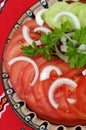 Traditional Bulgarian Salad Royalty Free Stock Photo