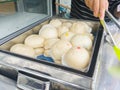 Traditional bun Cake comes from China, in Indonesia it is called & x22;Bakpao, Pao, Bao, Mantou& x22; which is delicious Royalty Free Stock Photo