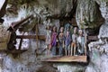 Traditional burial site in Tana Toraja Royalty Free Stock Photo