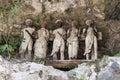 Traditional burial site in Tana Toraja Royalty Free Stock Photo