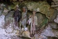 Traditional burial site in Tana Toraja Royalty Free Stock Photo