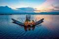 Traditional Burmese Fishermen at Inle lake