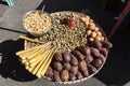 Traditional Burmese street food in Yangon, Myanmar