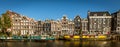 Traditional canal front houses, Amsterdam, Netherlands