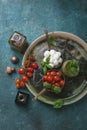 Traditional Italian fresh salad Caprese