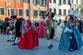 Traditional carnival event in Venice, Italy Royalty Free Stock Photo