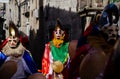traditional carnival mask from Xinzo de Limia, Ourense. Galicia, Spain