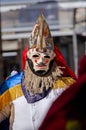 traditional carnival mask from Xinzo de Limia, Ourense. Galicia, Spain