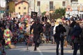 Traditional carnival parade, called Pust in the local language of the Slovenian minority of the Natisone valleys