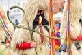 Traditional carnival on shrove Saturday with traditional figures