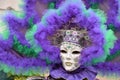 Traditional carnival venetian mask