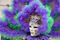 Traditional carnival venetian mask