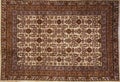 Traditional carpet pattern material texture Royalty Free Stock Photo