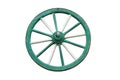 Traditional cart wooden wheel