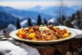 Traditional Cassoeula with a side of polenta