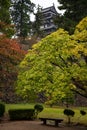 Matsue castle. Traditional Japanese castle architecture. National landmark, Japan Royalty Free Stock Photo