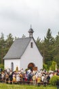 Traditional Catholic Procession in rural Bavaria