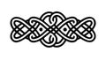 Celtic Knot Ornamental Border, vector design Generative AI Royalty Free Stock Photo