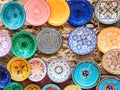 Traditional ceramic pottery in Morocco Royalty Free Stock Photo