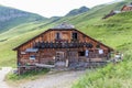 Traditional chalet in Swiss Alps Royalty Free Stock Photo