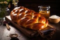 Traditional challah bread for jewish holidays