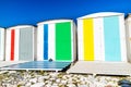 Traditional changing rooms on the beach