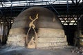 Traditional Charcoal factory, Sepetang, Malaysia