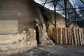 Traditional Charcoal factory, Sepetang, Malaysia