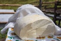 Traditional cheese production in Romania