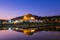 Traditional chiang mai, thai architecture in the Lanna style. Royalty Free Stock Photo