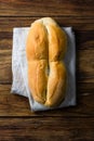 Traditional chilean bread marraqueta Royalty Free Stock Photo