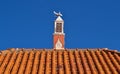 Traditional chimney on a housetop in Portugal