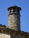 House with traditional chimney in LÃÂ¡rrede. Huesca. Spain.