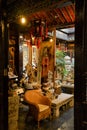 Traditional Chinese antiques store Royalty Free Stock Photo