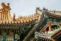 Traditional Chinese architectural roof Royalty Free Stock Photo