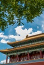 Traditional Chinese architectural roof Royalty Free Stock Photo