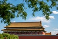 Traditional Chinese architectural roof Royalty Free Stock Photo