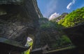 Chinese pagodas in Wulong National Park Royalty Free Stock Photo