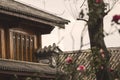 Detail of traditional Chinese house Royalty Free Stock Photo