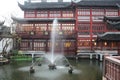 Pavilion In Yu Yuan Gardens, Shanghai. Architecture, green.