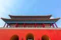 Traditional Chinese building under blue sky Royalty Free Stock Photo