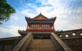 Traditional Chinese building under blue sky Royalty Free Stock Photo