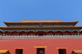 Traditional Chinese building under blue sky Royalty Free Stock Photo