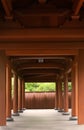 Traditional Chinese corridor made by wood