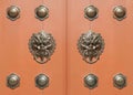 Traditional Chinese door Royalty Free Stock Photo