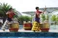 Traditional Chinese drum. Plays together with lion dance by trained drummers.