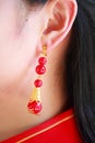 Traditional Chinese earbob Royalty Free Stock Photo