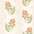 Traditional Chinese floral seamless pattern for your design. Background. Vector. Royalty Free Stock Photo