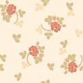 Traditional Chinese floral seamless pattern for your design. Background. Vector. Royalty Free Stock Photo