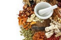 Traditional chinese herbal medicine Royalty Free Stock Photo
